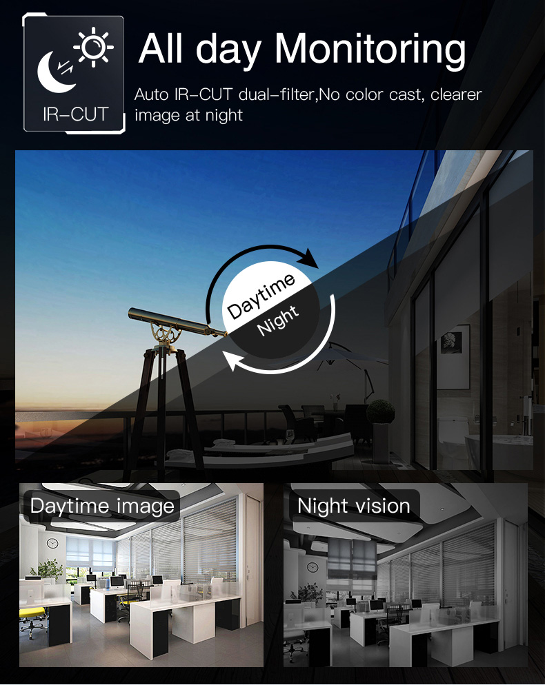 Wanscam HW0021 WiFi 720P IP Camera P2P 1.0MP Two-way Audio Onvif 2.1 Built-in IR Cut Night Vision Security Camera