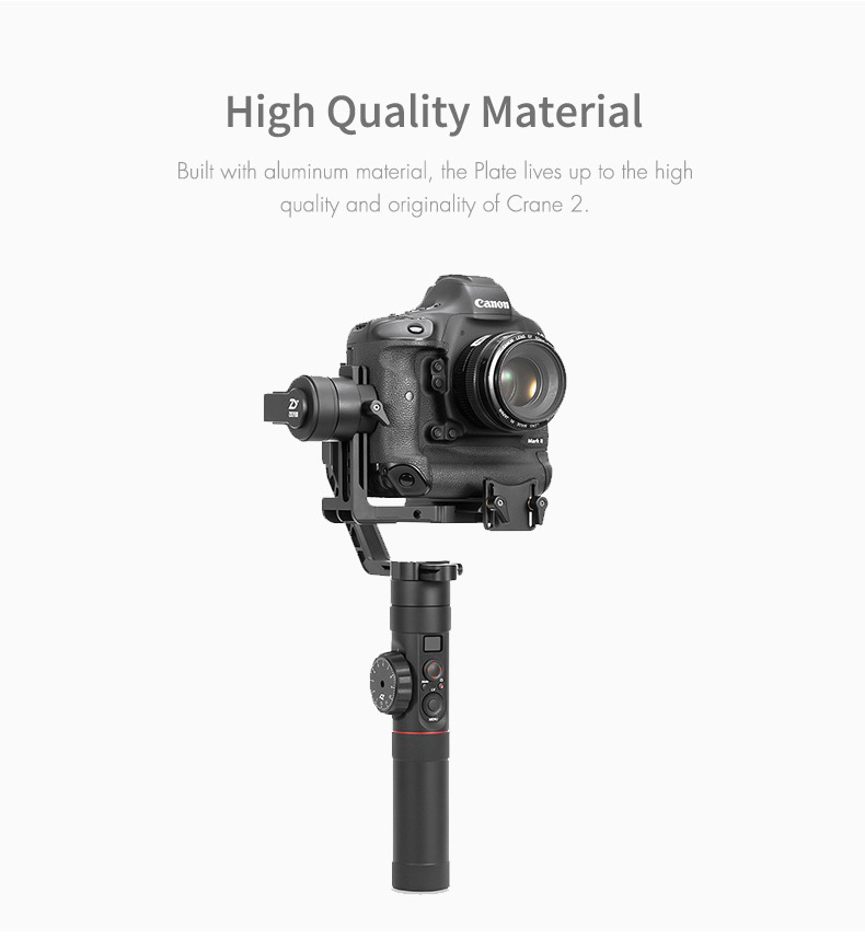 Zhiyun Crane 2 Handheld Gimbal Spare Parts Gravity Adjustment Plate for 1DX