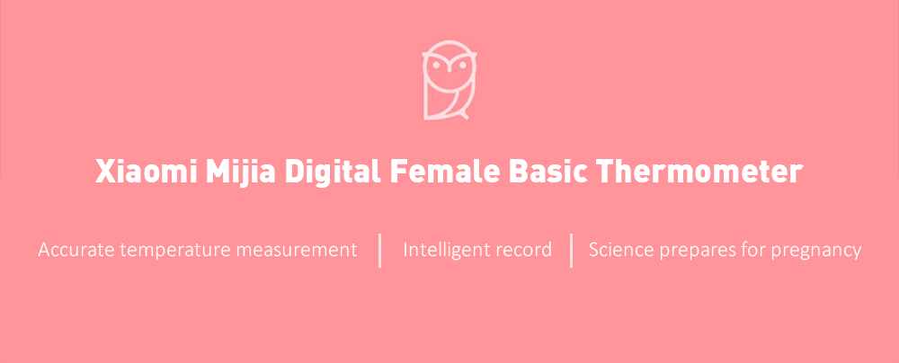 Xiaomi Mijia Digital Female Basic Thermometer APP Recording Temperature Monitor Beep Reminder Medical Thermometer