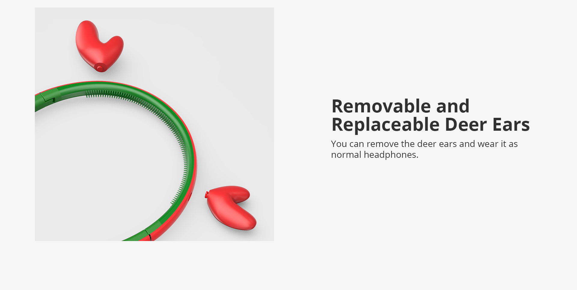 Tronsmart Encore Wink Bluetooth Headphones with LED Light - Red & Green