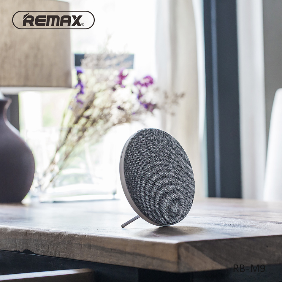 REMAX RB-M9 Fabric Wireless Bluetooth Speaker 3.5Wx2 Stereo HiFi - Blue
