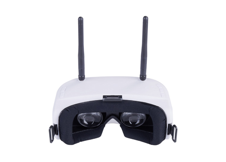 SJ RG01 5.8G 48CH FPV Goggles Dual-Display Diversity DVR with 3.7V 1500mAh Battery - White