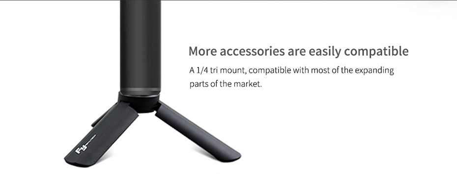 Feiyu Tech G5GS 3-Axis Brushless Handheld Gimbal Splash Proof for Sony AS50 X1000 Action Camera - Single Handheld