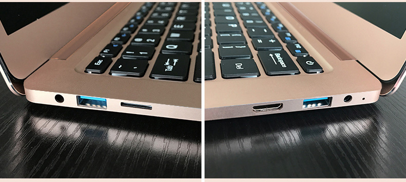 YEPO 737A Laptop Intel Celeron N3450 Quad Core 13.3 Inch 1920 x 1080 Windows 10 6GB RAM 64GB eMMc - Gold