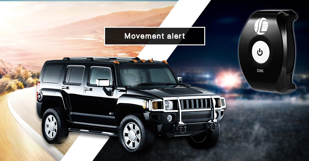 TK208 Car GPS Tracker Vehicle Anti-theft Remote Monitor Multi-functional Waterproof With SOS Function - Black