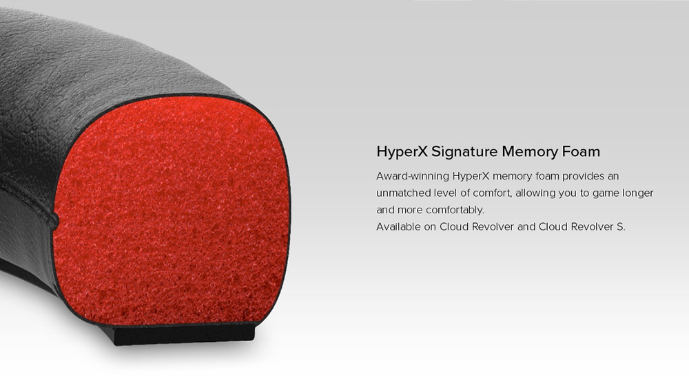 Kingston HyperX Cloud Revolver Gaming Headset with Mic Noise Cancelling 3.5mm Jack - Black