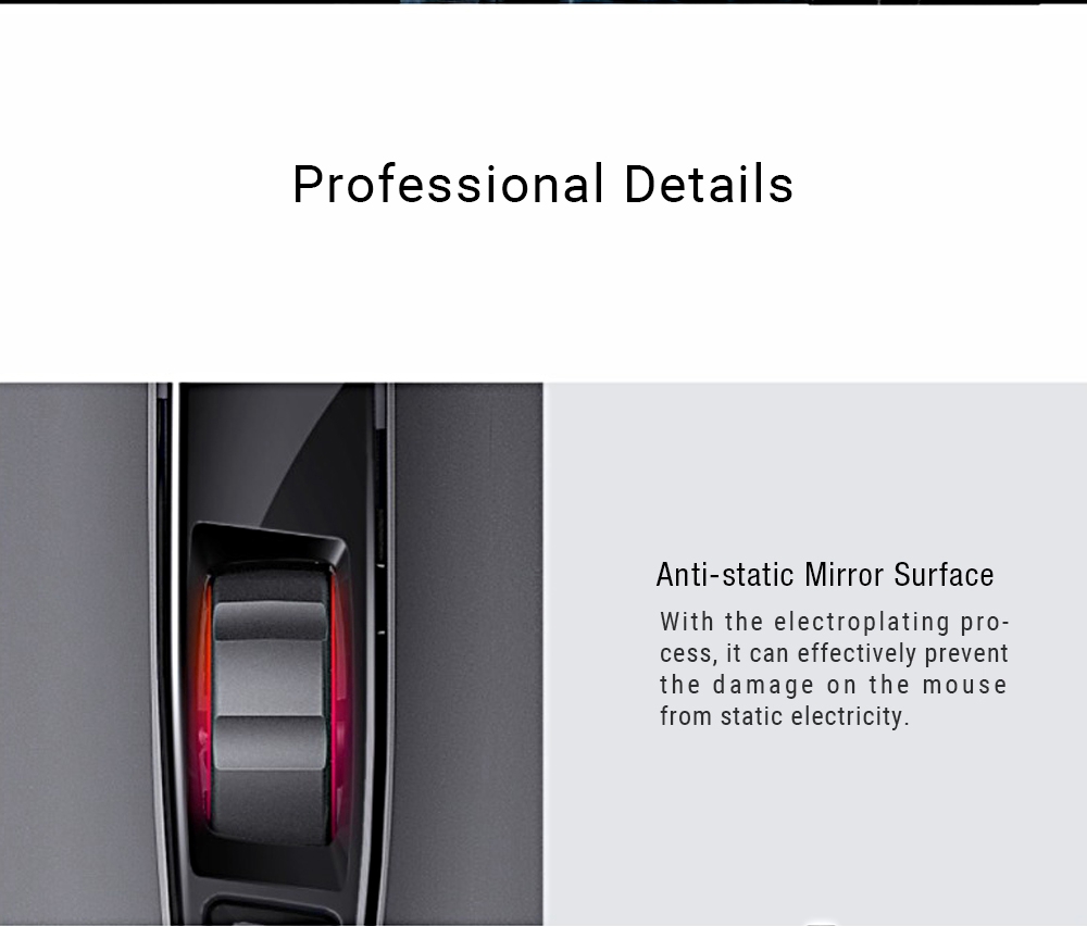 Xiaomi Mijia Blasoul Y720 Wired Gaming Mouse OMRON Switch RGB Backlights PMW3360 12000DPI - Black