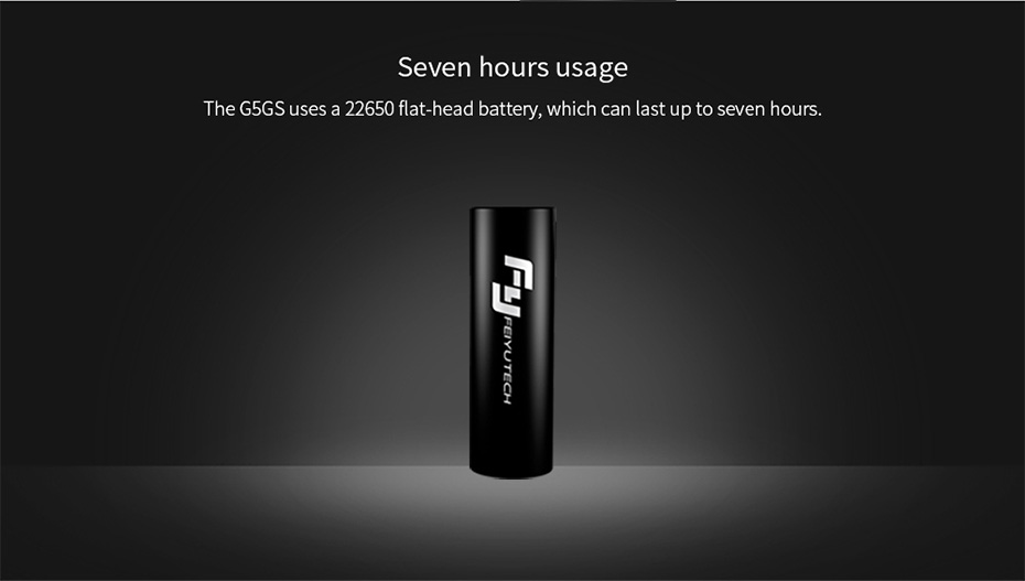 Feiyu Tech G5GS 3-Axis Brushless Handheld Gimbal Splash Proof for Sony AS50 X1000 Action Camera - Single Handheld