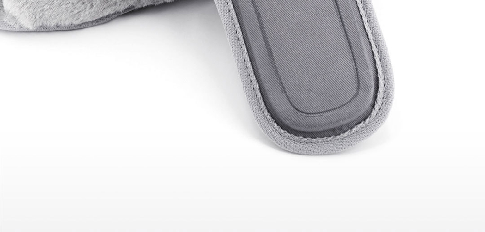 Xiaomi Mijia One Cloud Home Slippers Soft Faux Rabbit Fur Leisure Shoes -Grey/Size(39/40)