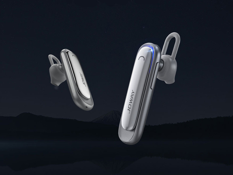 JOWAY H20 Wireless Bluetooth Stereo Headphones with Mic Noise Cancelling - White