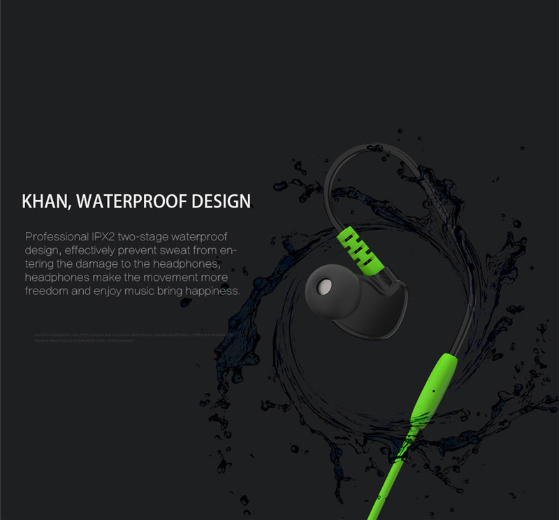 Joway H13 Wireless Bluetooth 4.1 Stereo Headset with Mic Noise Reduction - Green