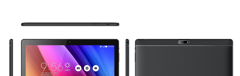 NOOMAI A108 3G Phablet MTK6580 Quad Core 1.3GHz 10.1" 2GB RAM 16GB ROM Tablet Dual SIM Dual Standby GPS Android 6.0- Black