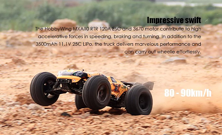 VKAR RACING BISON V2 2.4G 1:10 4WD Brushless Off-road with HOBBYWING 120A ESC RC Car RTR - Green