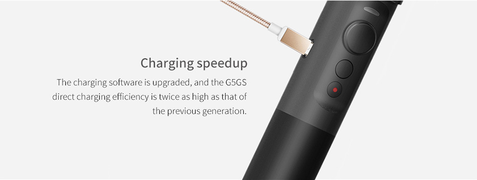 Feiyu Tech G5GS 3-Axis Brushless Handheld Gimbal Splash Proof for Sony AS50 X1000 Action Camera - Single Handheld