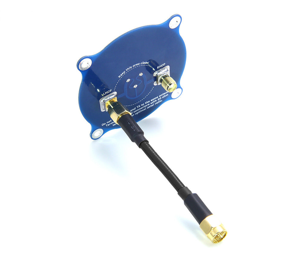 GEPRC Triple Feed Patch-1 5.8GHz 9.4dBi RHCP/LHCP FPV Pagoda Antenna for Transmitter Receiver - SMA Male
