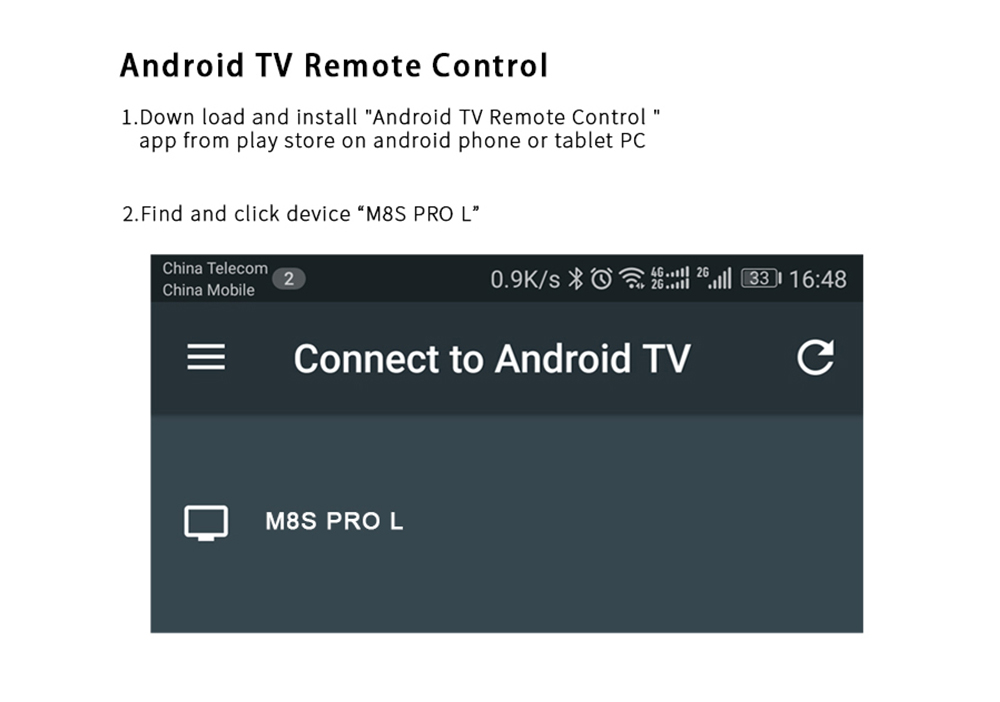 MECOOL M8S PRO L Android TV OS YouTube 4K Netflix HD Streaming 3GB/16GB Amlogic S912 KODI 17.3 TV Box with Voice Control DRM 802.11ac WiFi Bluetooth LAN HDMI