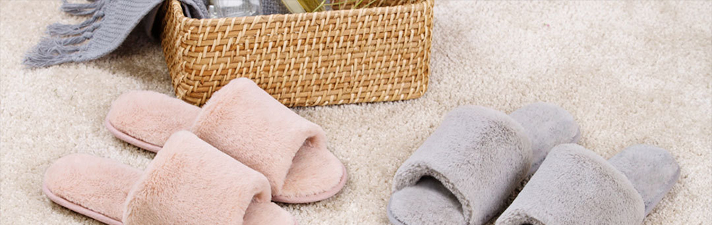 Xiaomi Mijia One Cloud Home Slippers Soft Faux Rabbit Fur Leisure Shoes -Grey/Size(39/40)