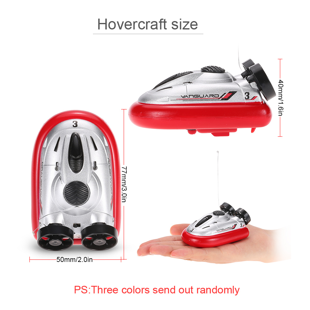Happy Cow 777-220 40MHz Mini RC Racing Hovercraft Remote Control Toys RTR - Blue
