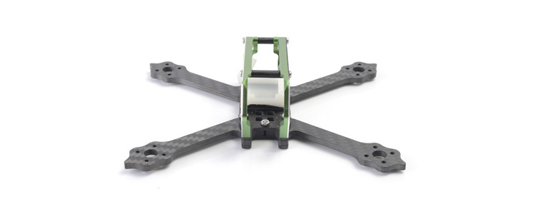 Diatone 2018 GT-M3 NX 130mm Carbon Fiber 3mm Arm Thickness Normal X Frame Kit - Blue