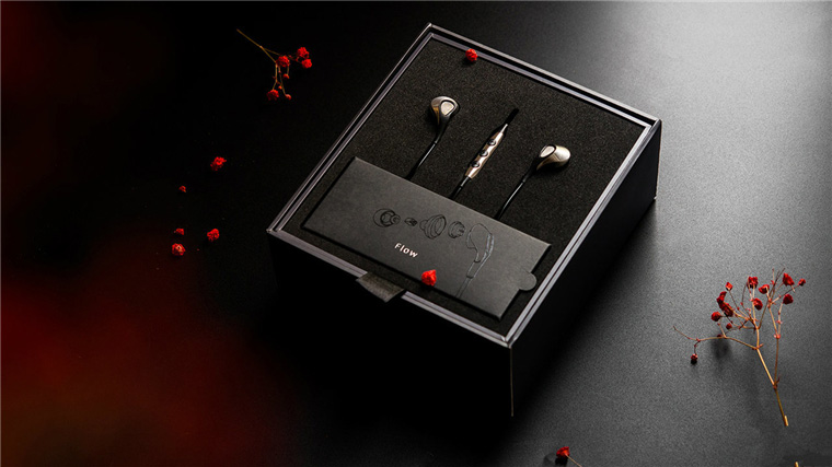 MEIZU Flow Three Driver Hybrid HiFi Earphones with Mic - Gray