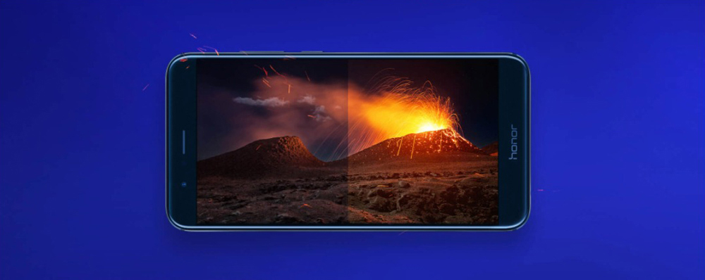 HUAWEI Honor V9 5.7 Inch Smartphone 2K Screen 12.0MP+12.0MP Dual Rear Cam 6GB 128GB Hisilicon Kirin 960 Octa Core Android 7.0 OTA NFC - Gold