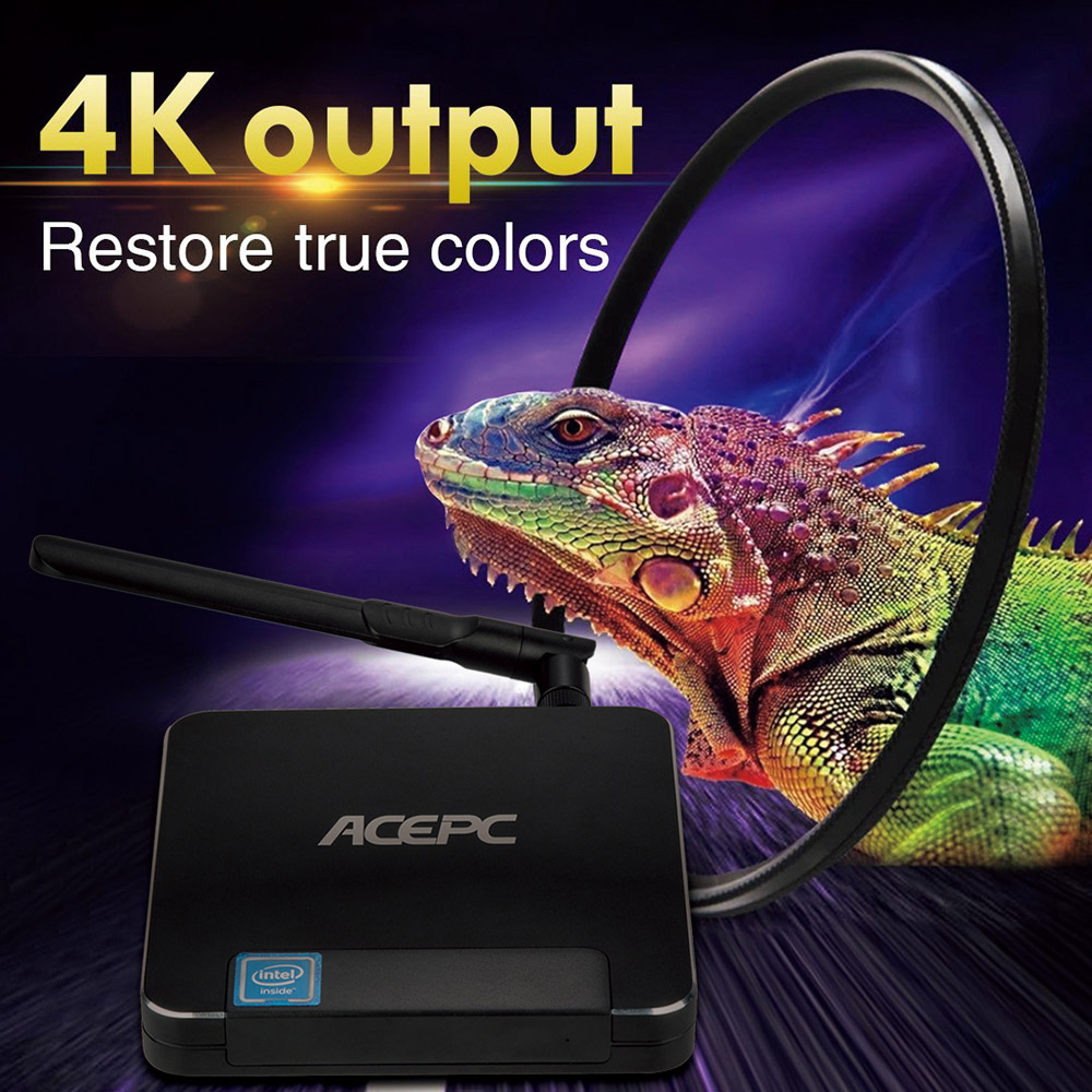 ACEPC T9 4GB/32GB Licensed Windows 10 Intel Atom x5-Z8350 Mini PC 2.4G/5G WiFi LAN Bluetooth USB3.0 HDMI