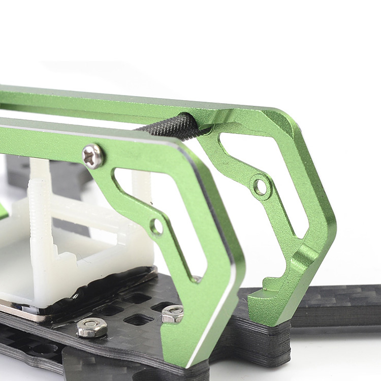 Diatone 2018 GT-M3 SX 143mm Carbon Fiber 3mm Arm Thickness Stretch X Frame Kit - Titanium