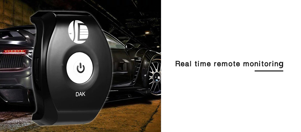 TK208 Car GPS Tracker Vehicle Anti-theft Remote Monitor Multi-functional Waterproof With SOS Function - Black