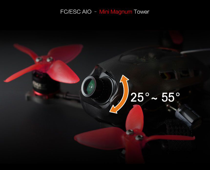 EMAX BABYHAWK R Brushless FPV Racing Drone 5.8G 40CH F3 FC OSD 12A Blheli_S 4 In 1 ESC - PNP