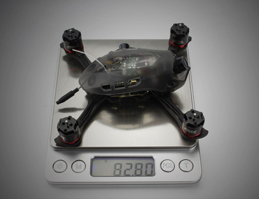 EMAX BABYHAWK R Brushless FPV Racing Drone 5.8G 40CH F3 FC OSD 12A Blheli_S 4 In 1 ESC - PNP