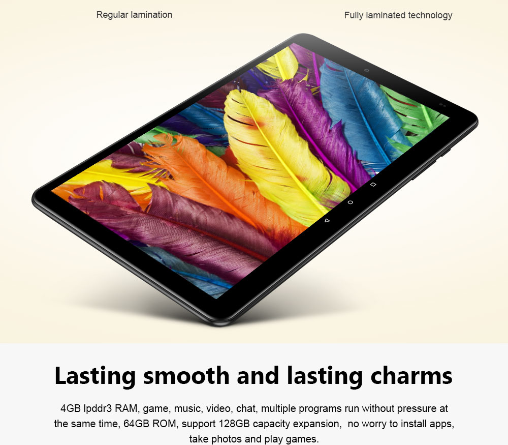 Chuwi Hi 9 Air Tablet PC MTK8173 Quad Core 8.4 Inch 2560*1600 4GB RAM 64GB ROM Android 7.0 Dual Band Wifi - Black+Gray