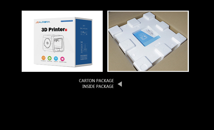 JGAURORA A4 3D Printer LCD Touch Screen APP Control - Blue