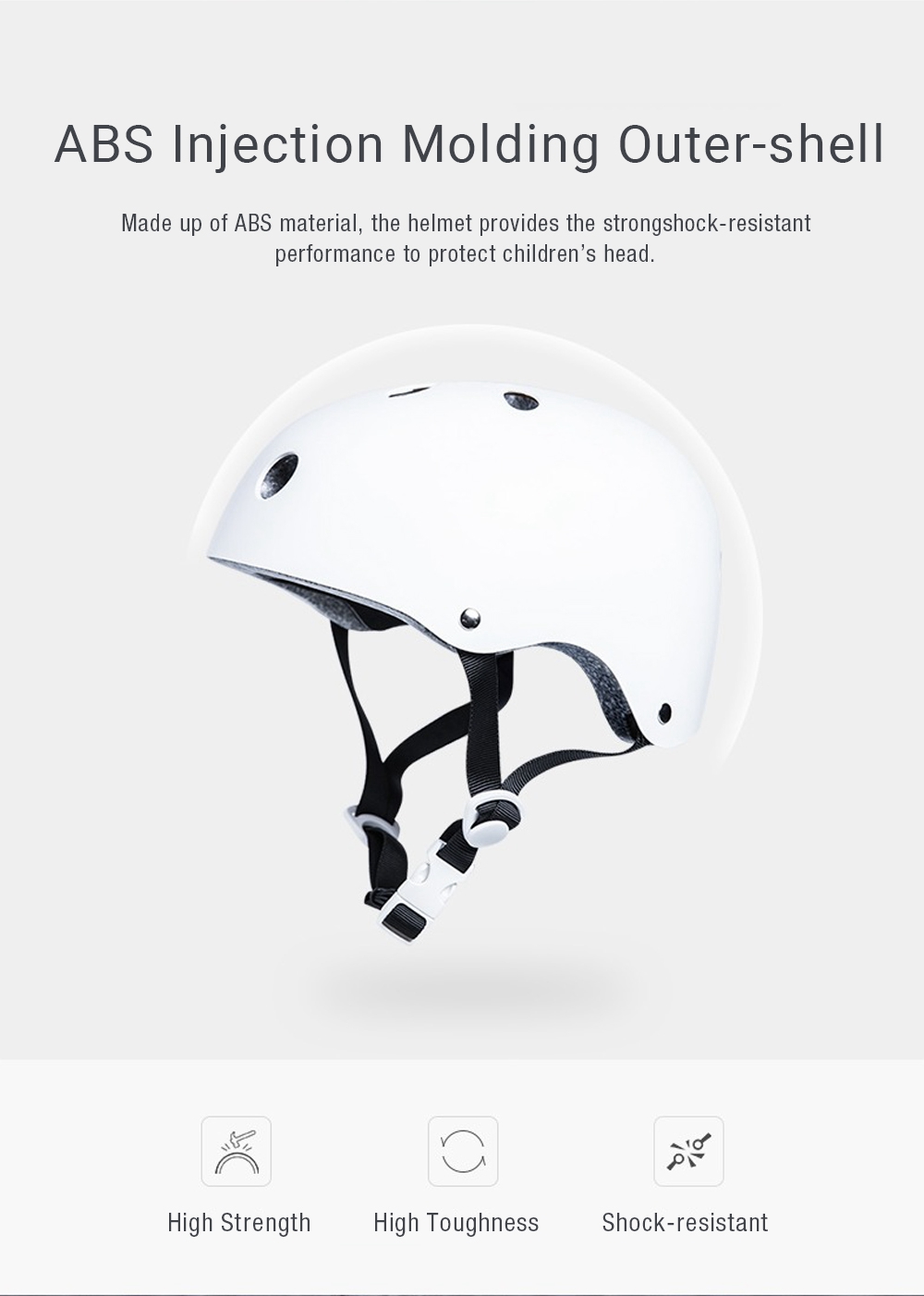 Original Xiaomi Mijia Qicycle Safety Helmet For Kids Adjustable Breathable Ventilation Design - Pink