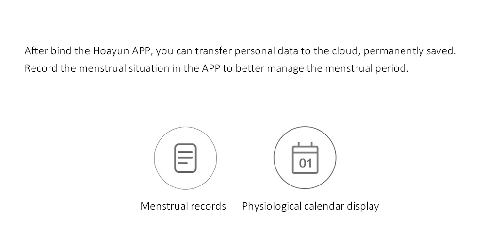 Xiaomi Mijia Digital Female Basic Thermometer APP Recording Temperature Monitor Beep Reminder Medical Thermometer