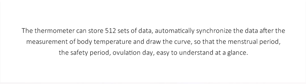 Xiaomi Mijia Digital Female Basic Thermometer APP Recording Temperature Monitor Beep Reminder Medical Thermometer