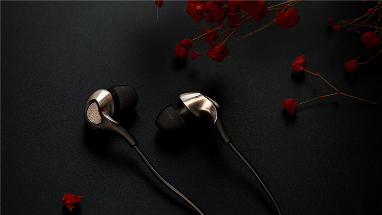 MEIZU Flow Three Driver Hybrid HiFi Earphones with Mic - Gray