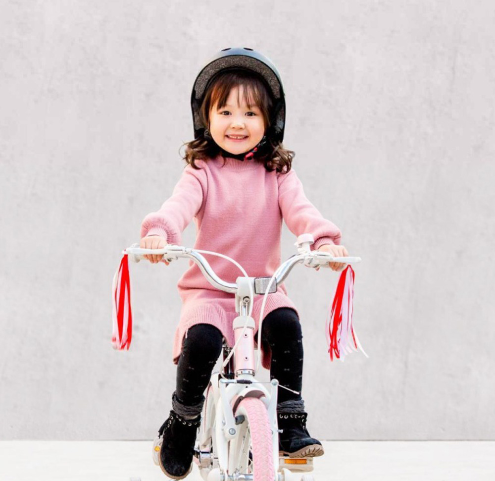 Xiaomi Mijia 14 Inch Kids Bike For Girls Aluminium Alloy With Dual Brakes System Adjustable Saddle - Red