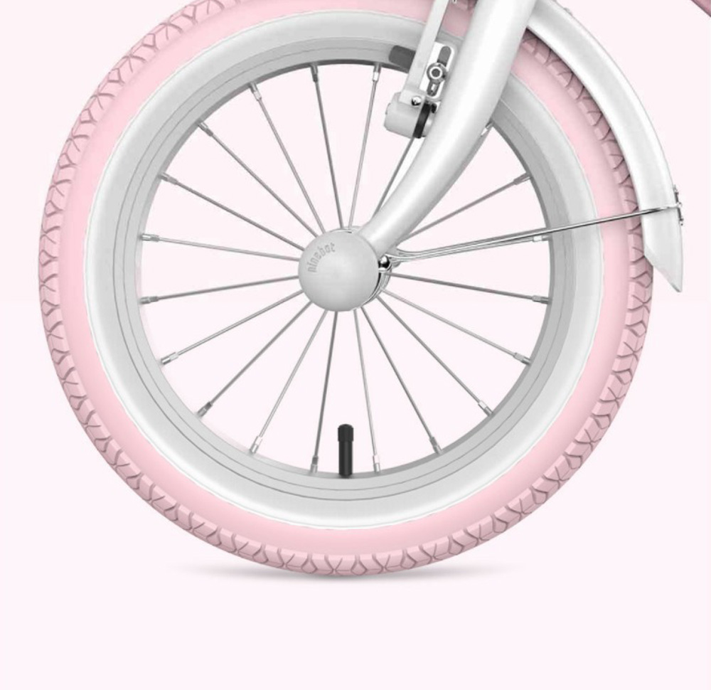 Xiaomi Mijia 14 Inch Kids Bike For Girls Aluminium Alloy With Dual Brakes System Adjustable Saddle - Red