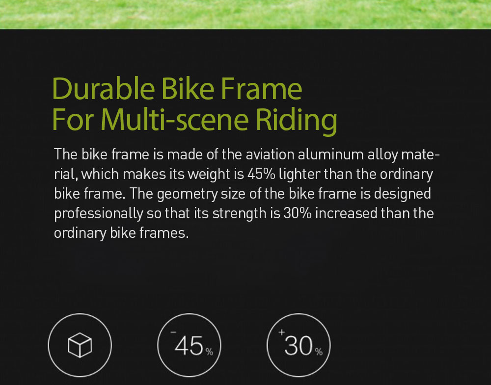 Xiaomi Mijia QiCYCLE XC200 Mountain Bike For Teenagers Speed Change Cool Riding Aluminium Alloy - Yellow