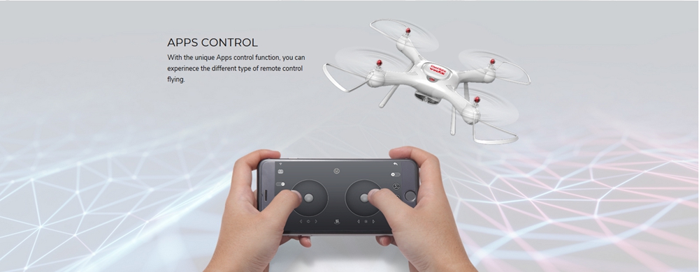 Syma X25 Pro WIFI FPV Double GPS Follow Me Mode with HD Camera RC Quadcopter RTF - White