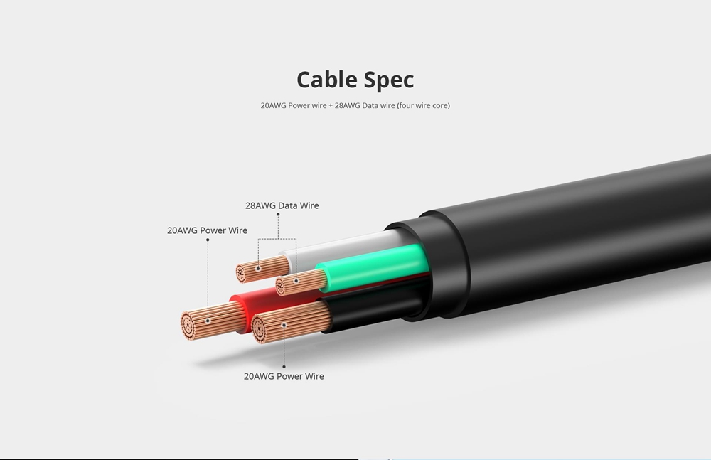 Tronsmart MUS03 3ft/1M*1 Micro USB Cable