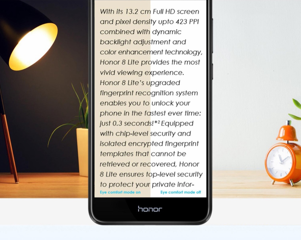 HUAWEI Honor 8 Lite 5.2 inch Smartphone FHD Screen 4GB 32GB Hisilicon Kirin 655 Octa Core 12.0MP + 8.0MP Cameras Android 7.0 Double-sided 2.5D Glass Body - White