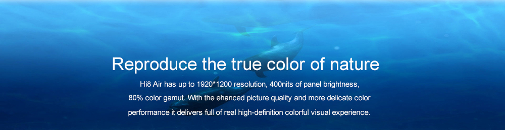 Chuwi Hi8 Air Tablet PC 8 Inch Dual OS Windows 10 + Android 5.1 Intel Cherry Trail x5-Z8350 Quad Core IPS Screen 1920*1200 2GB RAM 32GB ROM - Gray