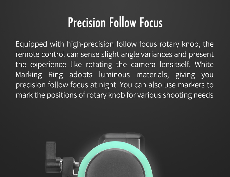 Zhiyun Motion Sensor Remote Control with Follow Focus for Zhiyun Crane 2