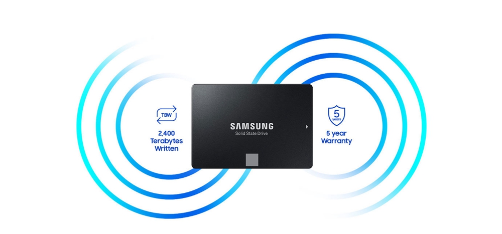 Original Samsung 860 EVO 1TGB SATA3 SSD 2.5 Inch Read 550MB/s - Black