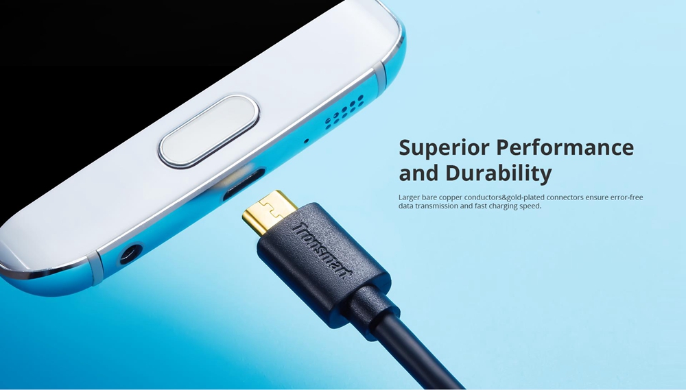 Tronsmart MUS03 3ft/1M*1 Micro USB Cable