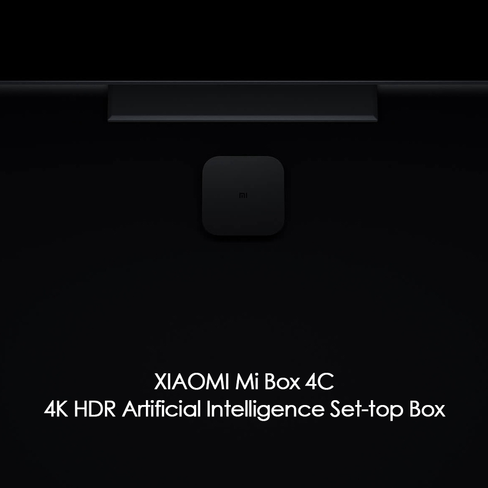 XIAOMI Mi Box 4C Android 7.1 Amlogic Cortex-A53 Quad Core 64bit 1GB/8GB 4K HDR TV Box DTS-HD 2.4G WiFi HDMI - Chinese Version