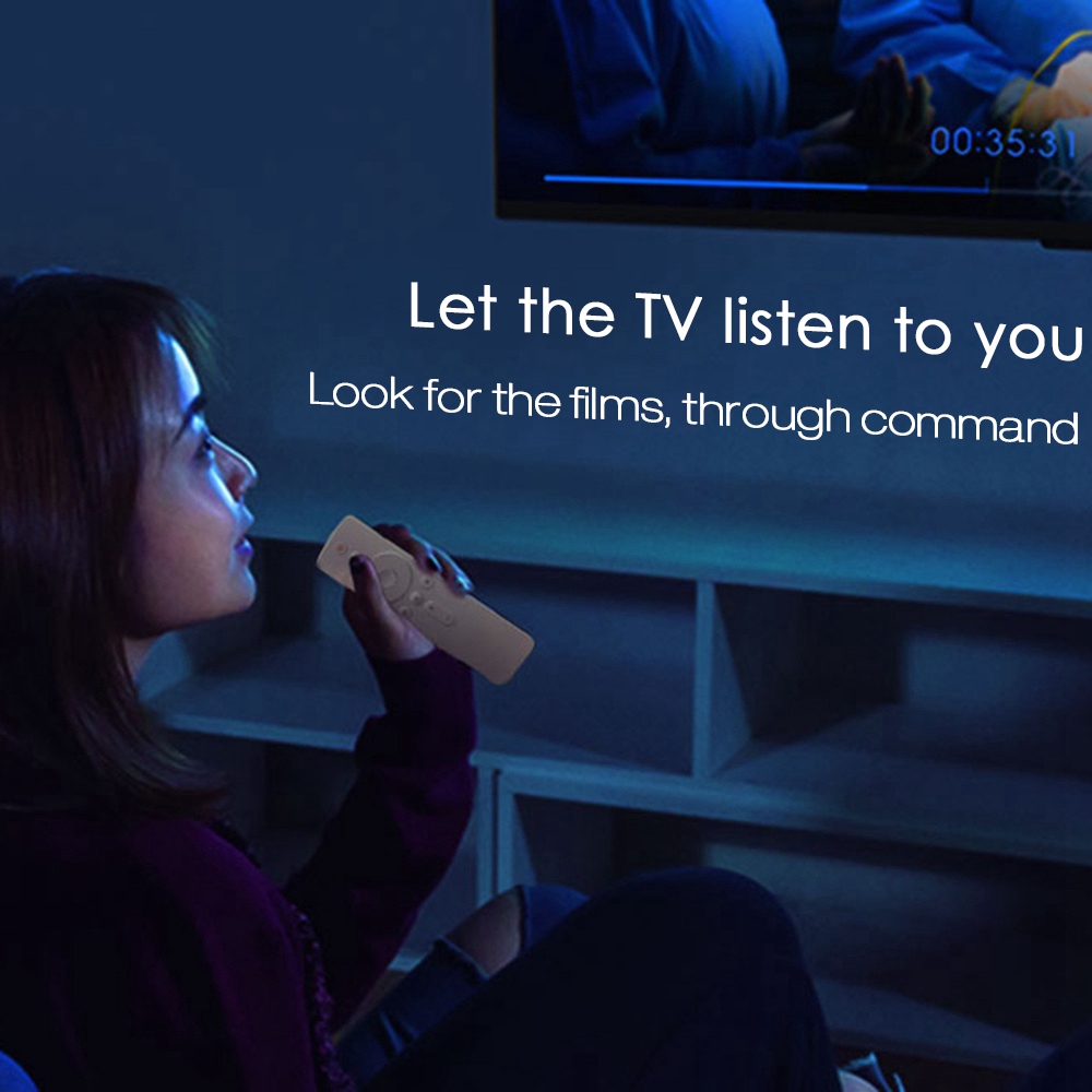 XIAOMI Mi Box 4 Android 7.1 Amlogic Cortex-A53 Quad Core 64bit 2GB/8GB 4K HDR TV Box Dolby DTS-HD 2.4G WiFi Bluetooth Voice Remote Control - Chinese Version