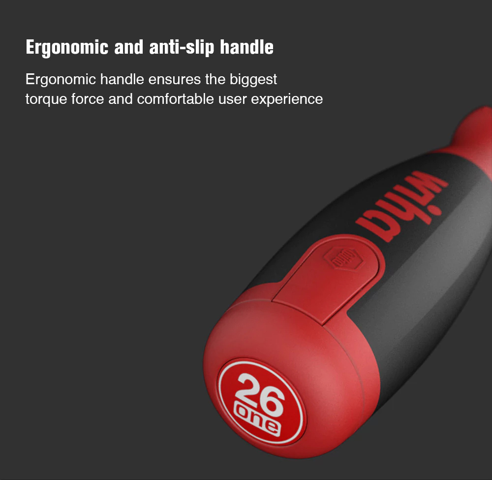 Xiaomi Wiha 26 in 1 Screwdriver Set Hidden Magazine Design - Red