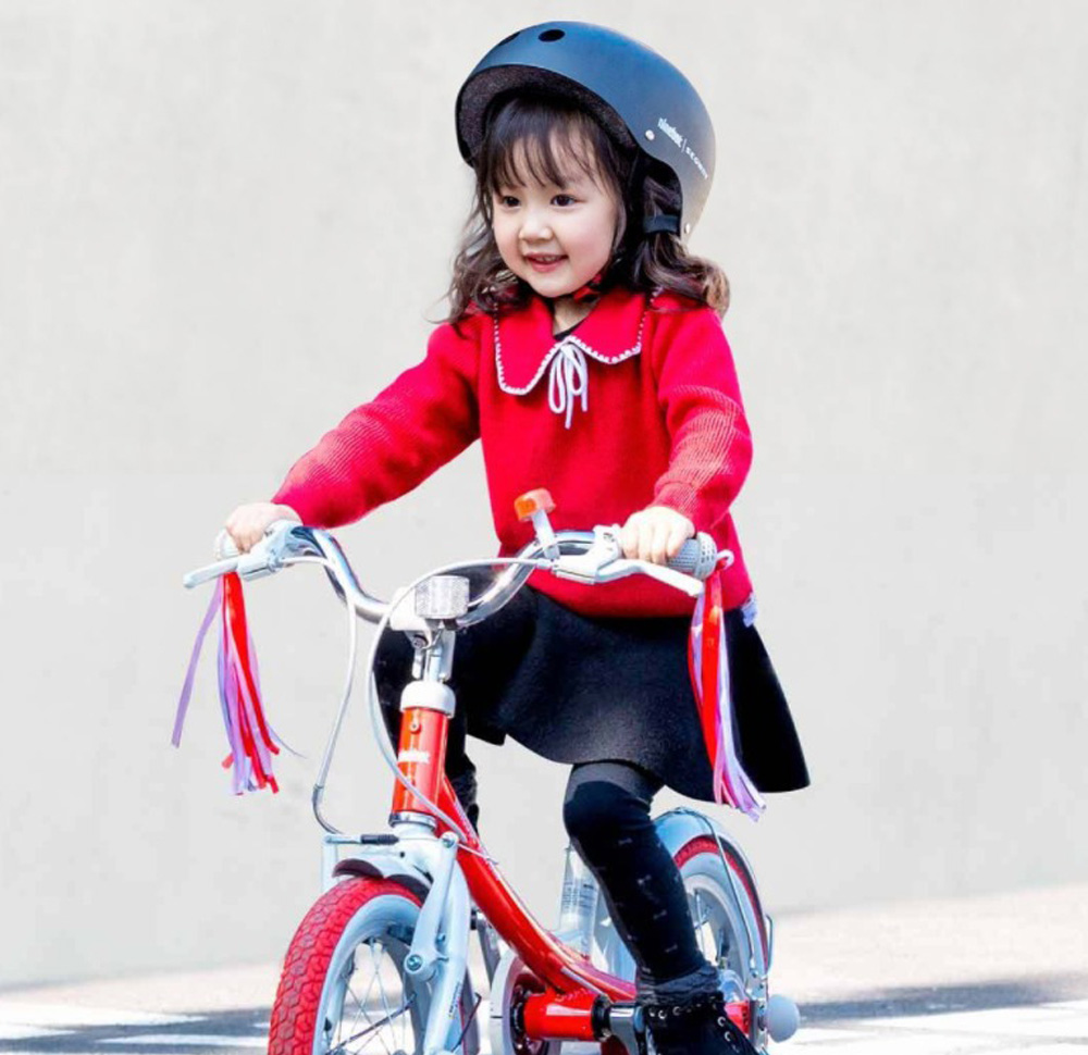 Xiaomi Mijia 14 Inch Kids Bike For Girls Aluminium Alloy With Dual Brakes System Adjustable Saddle - Pink